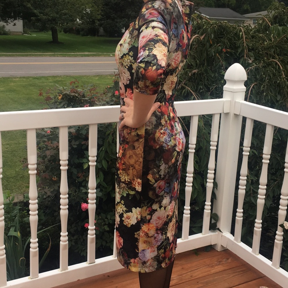 Floral print dress